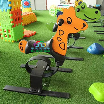 Kindergarten childrens animal rock music Community Park outdoor PE plate spring rock horse outdoor square fitness toy