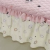 Cotton đơn giản chăn bông váy đơn mảnh Cotton Hàn Quốc khăn trải giường duy nhất đôi ga giường viền họa tiết Váy Petti