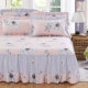 Phiên bản tiếng Hàn của một mảnh vải bông trải giường Váy cotton Simmons bảo vệ chống trượt 1.5m1.8 m giường 1.2 che bụi