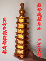 Drama stage film and television props to the West props Tota Li Tianwang weapon pagoda wooden Linglong Tower