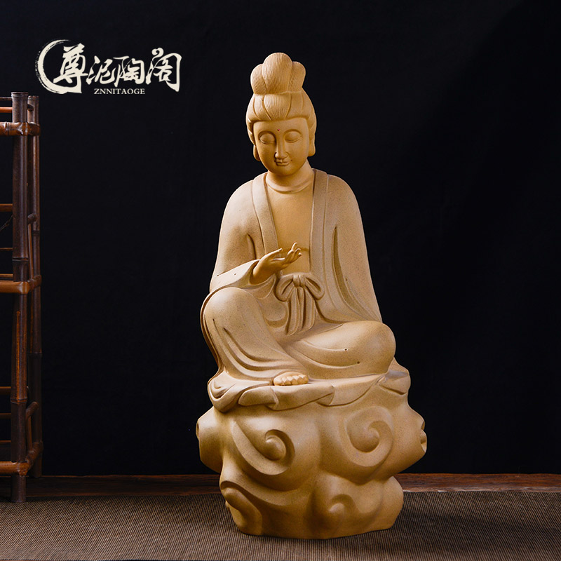 The mud TaoGe tea pet furnishing articles large guanyin Buddha home porch creative home furnishing articles tea accessories