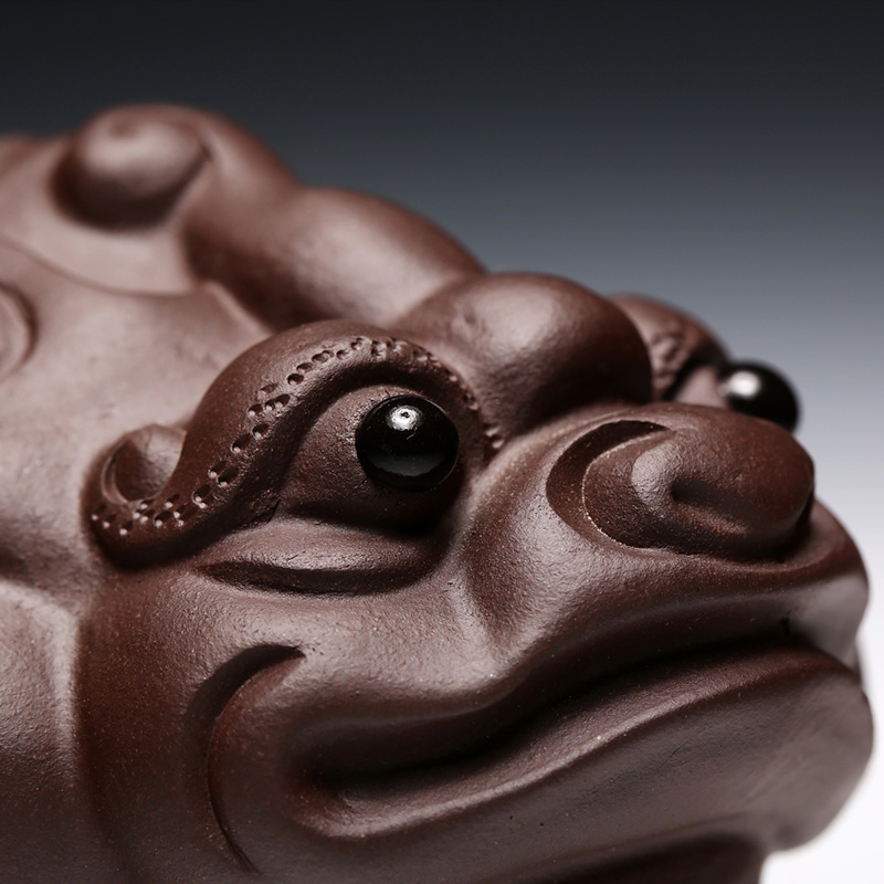 Mud TaoGe yixing purple sand tea pet spittor statute bonanza tea tea by hand play tea furnishing articles