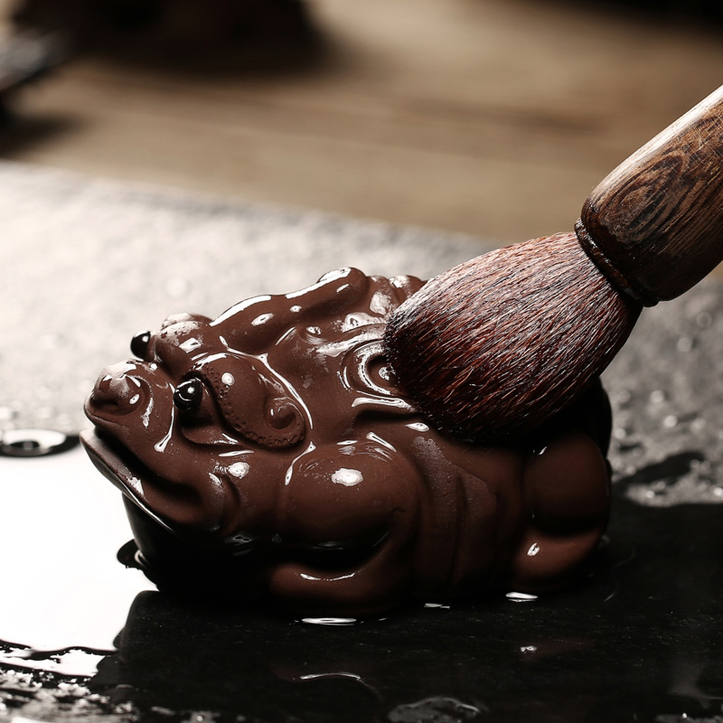 Mud TaoGe yixing purple sand tea pet spittor statute bonanza tea tea by hand play tea furnishing articles