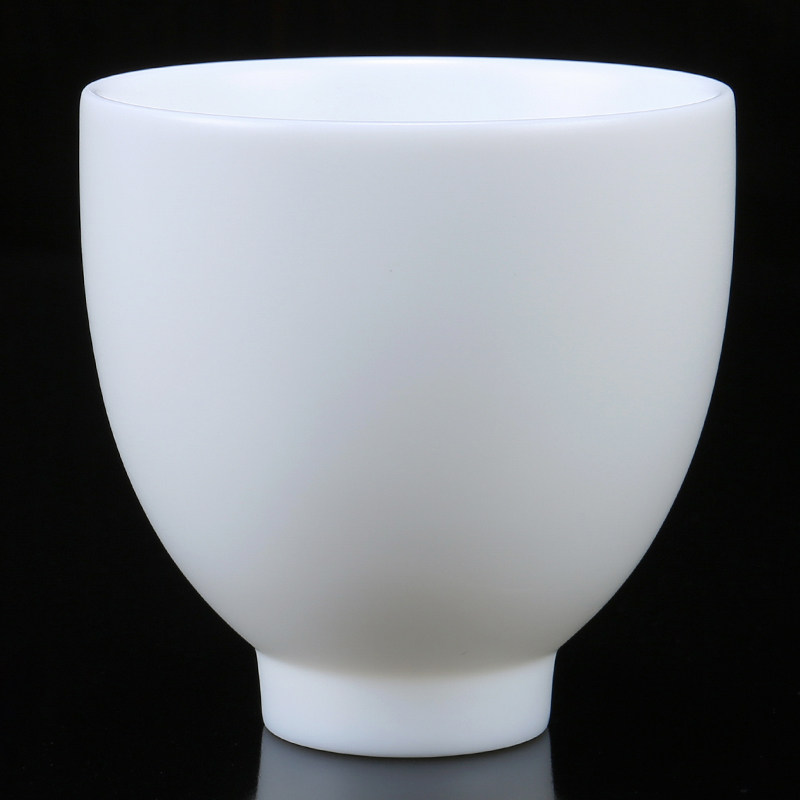 Chai Kiln Li Chia Stack White Porcelain Master's Cup Tea Cup Tea Cup Utilityl Tea Cup Handmade Defied White Porcelain Tea Cup