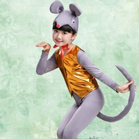 Ngày thiếu nhi Trang phục thiếu nhi Chuột nhỏ Động vật Biểu diễn Trang phục Mẫu giáo Trang phục Halloween Trang phục khiêu vũ Câu chuyện cổ tích - Trang phục trang phuc bieu dien