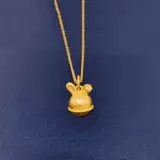 Латунное ожерелье, оберег на день рождения, колокольчик, подвеска с аксессуарами, подарок на день рождения, DIY, не выцветает