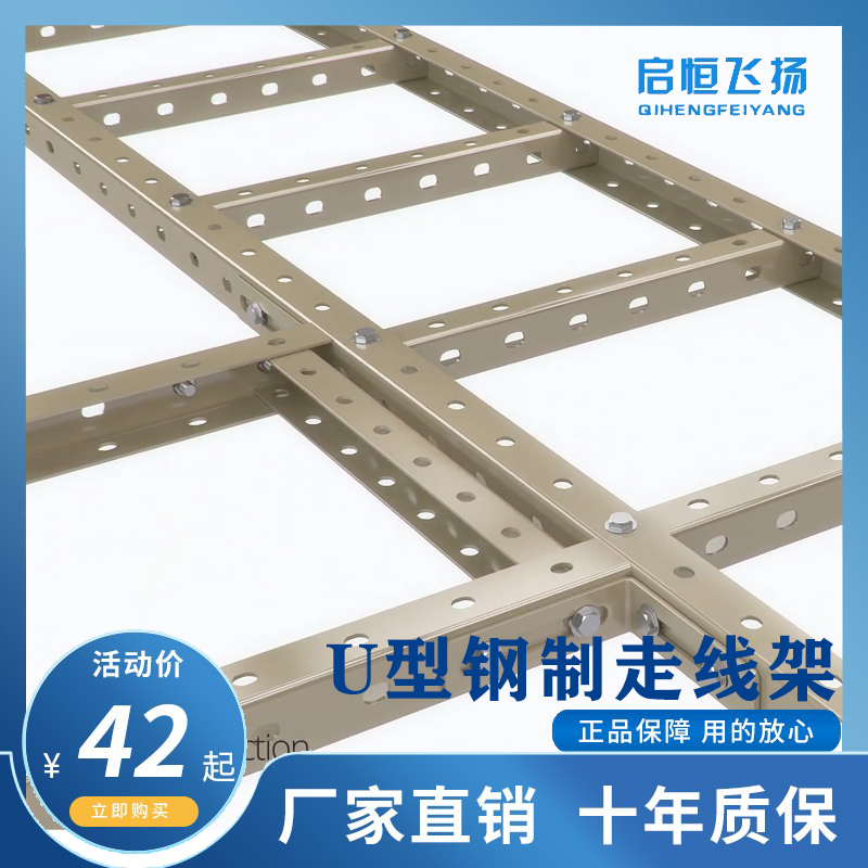 Qiheng Feiyang Porous U-shaped steel wire frame Communication room wire frame Integrated wiring steel spray wire frame