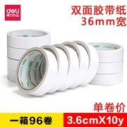 Deli Văn phòng phẩm 3.6cm * 10y Băng keo hai mặt Rộng Băng keo hai mặt Loại thường 30415 Băng keo hai mặt