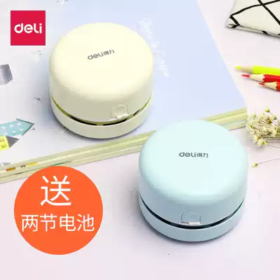 Del mini desktop suction eraser scraping electric vacuum cleaner cleaning micro cleaning rubber slag gray artifact