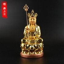  Jizo Bodhisattva statue Resin gold-plated Jizo King Bodhisattva Buddha Statue Jiuhua Mountain Gold Jizo Mingyang Bitter Jizo King