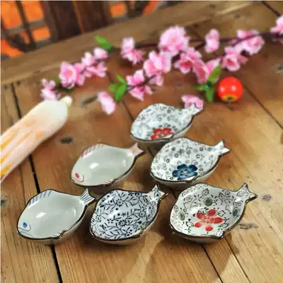 Jingdezhen ceramic household taste dish dipped sauce Japanese creative personality dish seasoning dish saucer taste dish small sauce vinegar dish
