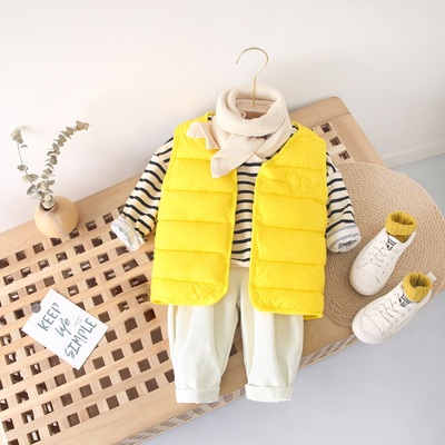 反季清仓！儿童洋气外穿羽绒棉马甲