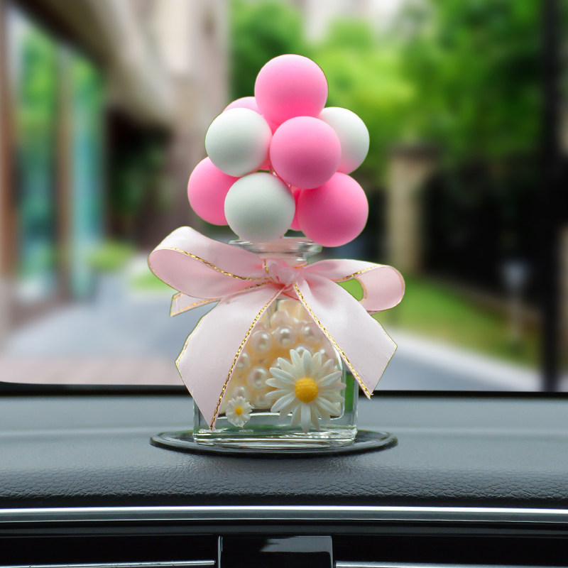 Car center console decoration car interior accessories confession balloon perfume aromatherapy decoration creative personality table