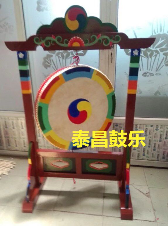 South Korea Decorative Drum Painted Drum North Korea Drum Furnishing Drum View Drum Hotel with a drum Korean drum fan drum-Taobao