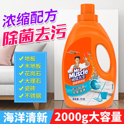 Wood floor tile fresh detergent fragrance household descaling cleaning living room mopping to remove stains water liquid floor net