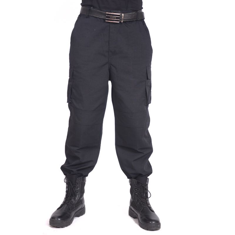 Security pants for training pants black men thick special training overalls pants winter and summer wear-resistant tactical pants combat pants