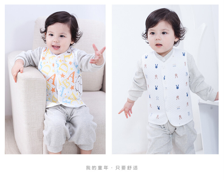 Nam cực trẻ em vest nam và nữ cotton vest vest bé coat dày bé quần áo mùa thu quần áo trẻ em