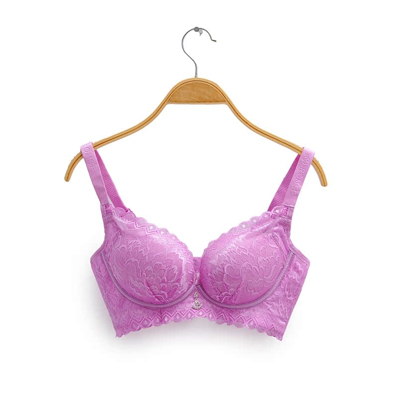 womens đồ lót đơn trong nước Bra không vòng thép bốn hàng khóa tập áo ngực WX6038.