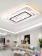 Master Bedroom Lamp, Simple Modern Living Room Lamp, Rectangular Household Room and Dining Room Set, Led Ceiling Light Fixture Combination