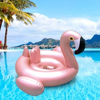 Trẻ em tăng vàng flamingo vòng tròn nước gắn bé bơi vòng nổi hàng đồ chơi bơm hơi nước nổi giường phao cho bé