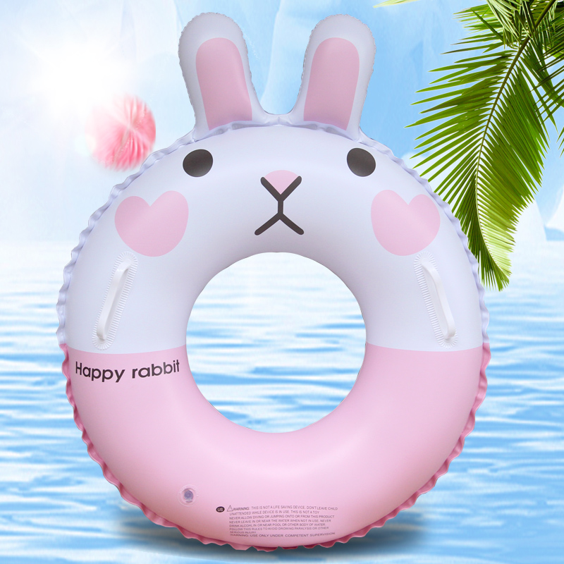 New children 4-15-year-old Nanny rabbit swimming ring 60-70cm environmentally-friendly thickened student Brown Bear swimming circle