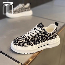 Hong Kong Luxury ITMY3 Summer New Canvas Printed Thick Sole Men's Shoes Retro Fashion Comfortable Versatile Casual Shoes