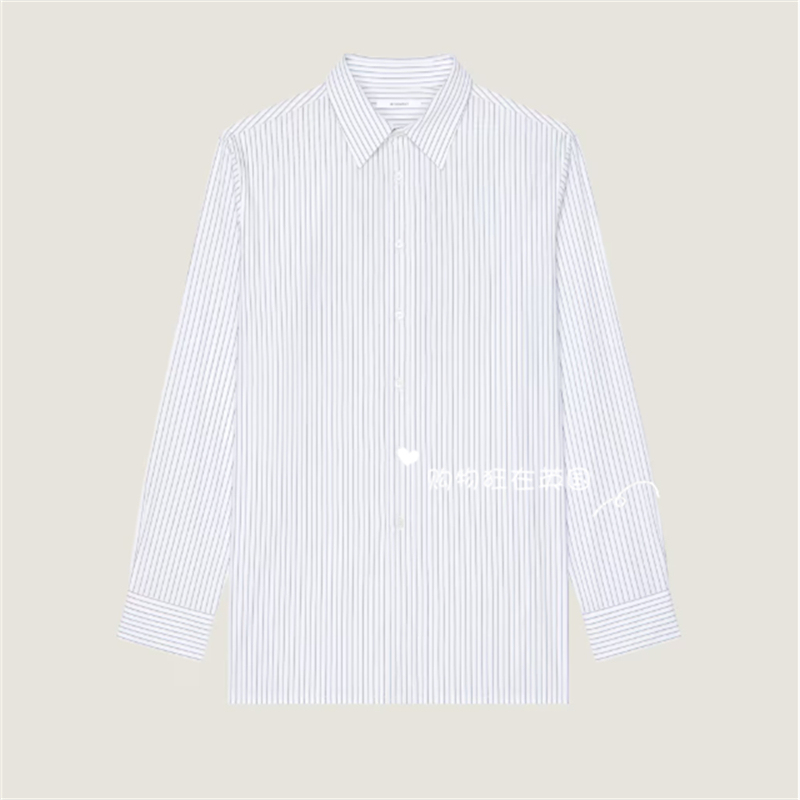 26 Christmas Sale Season Givenchy European Purchasing Agent Men's Buttoned Striped Long Sleeve Shirt Top