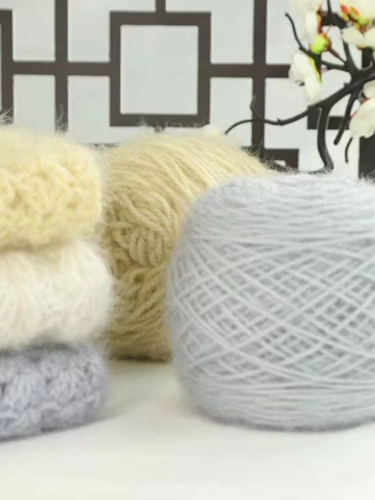 Бархатный шерстяной плетеный шарф ручной работы, шапка, свитер, DIY