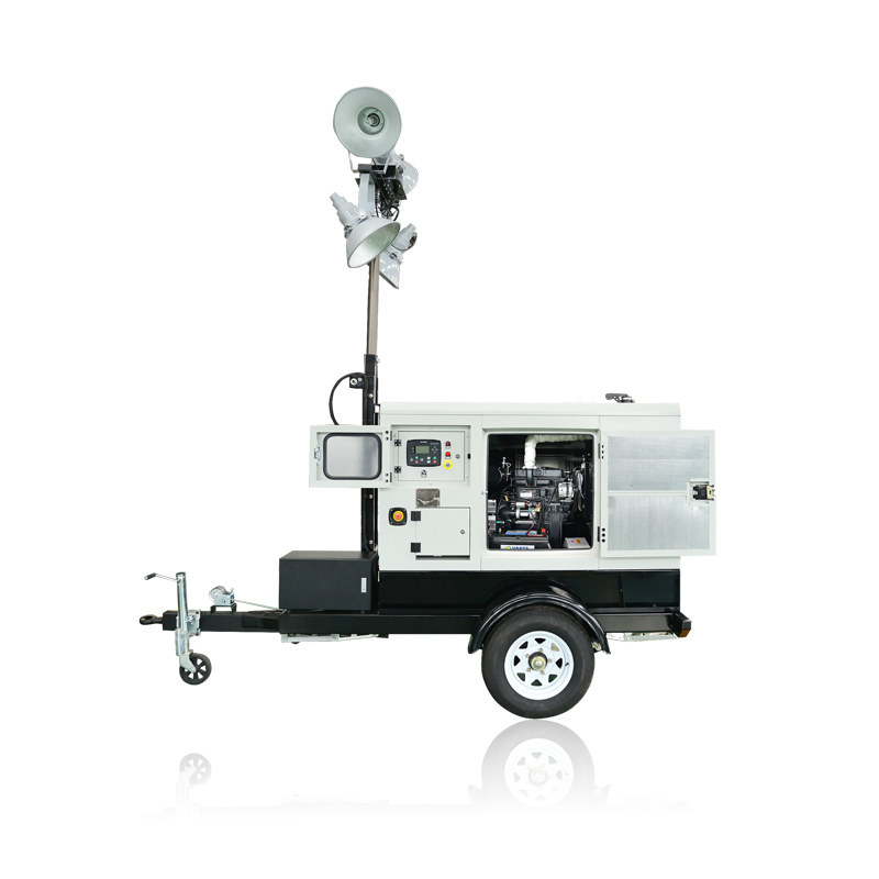 Huaquan WC 12 5kw diesel generator set small mobile silent lighting generator single-phase 220v