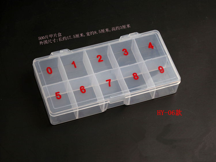 Nail lưu trữ hộp đồ trang sức hộp tam giác hộp hộp công cụ Một hộp lưu trữ đặc biệt dụng cụ làm nail cơ bản