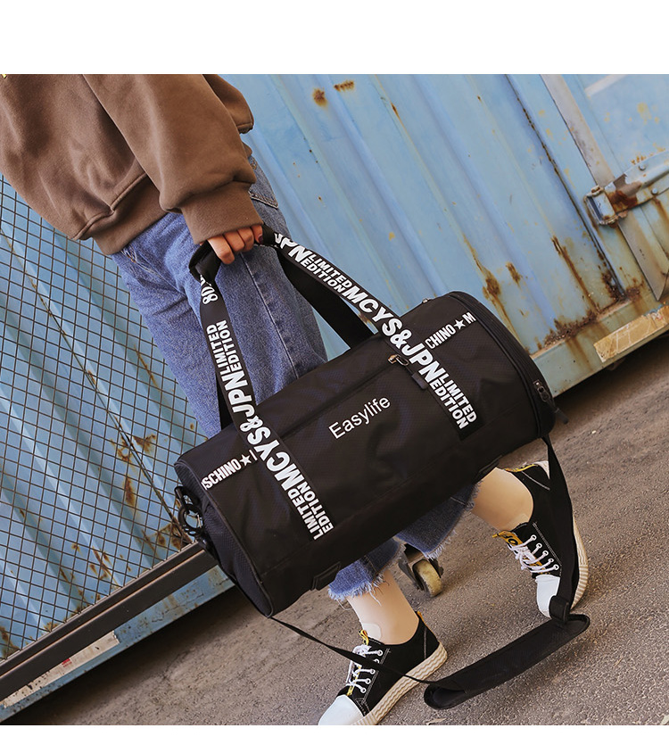 Túi thể thao nam ngắn- khoảng cách du lịch đeo ba lô di động công suất lớn túi duffel túi thể dục nữ vai đào tạo túi thủy triều mẫu túi du lịch đẹp