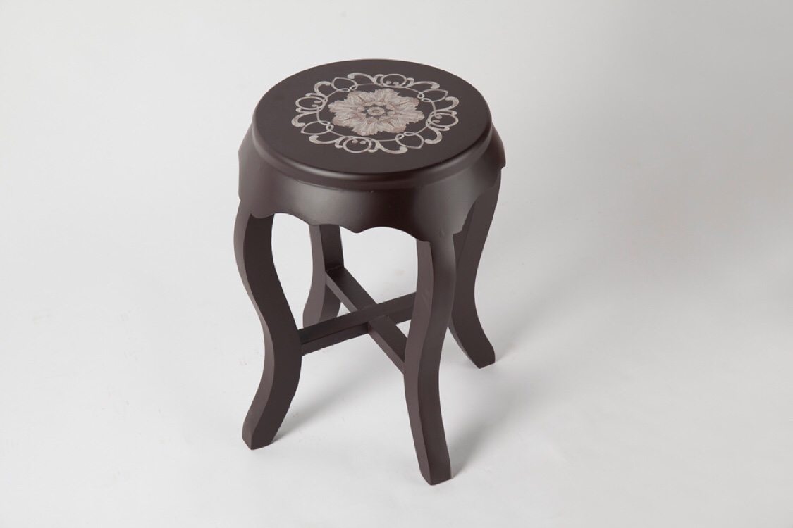 Guzheng stool drum stool four-legged stool round stool piano stool falcon structure 45 cm high