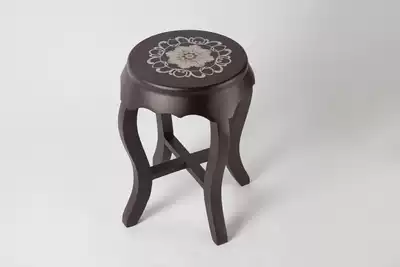 Guzheng stool Drum stool Four-legged stool round stool piano stool Dou falcon structure 45 cm high