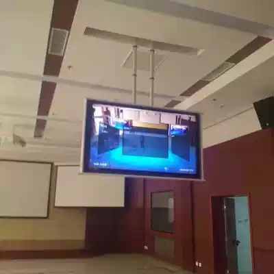 TV hanger Electric LCD TV lifter 32-70 inch TV remote control lifting rotating hanger remote control