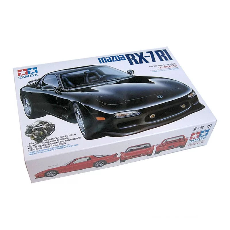 √ Сборная модель автомобилей Tamiya 1/24 Mazda RX-7 R1 (с внутренней структурой двигателя) 24116