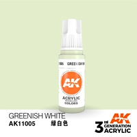 AK11005 зеленый и белый (светло -серый)