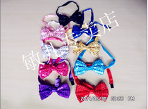 Childrens Day stage performance hip-hop dance dance magic performance props sequined bow tie