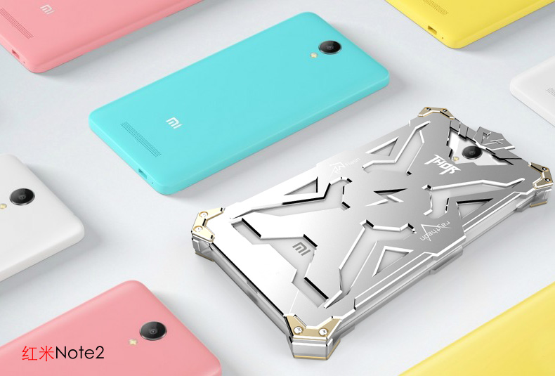 SIMON THOR Aviation Aluminum Alloy Shockproof Armor Metal Case Cover for Xiaomi Redmi Note 4|3|2|1