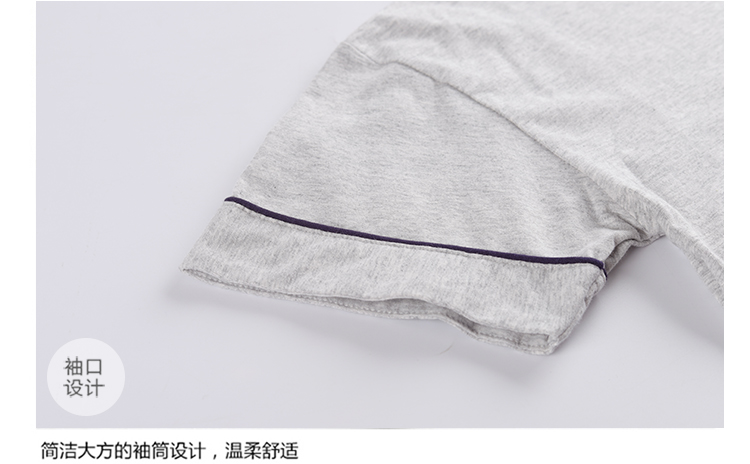 Hàn Quốc phiên bản của mùa hè phụ nữ đồ ngủ bông ngắn tay thể thao giản dị cắt quần có thể đi ra ngoài để mặc nhà dịch vụ phù hợp với bông