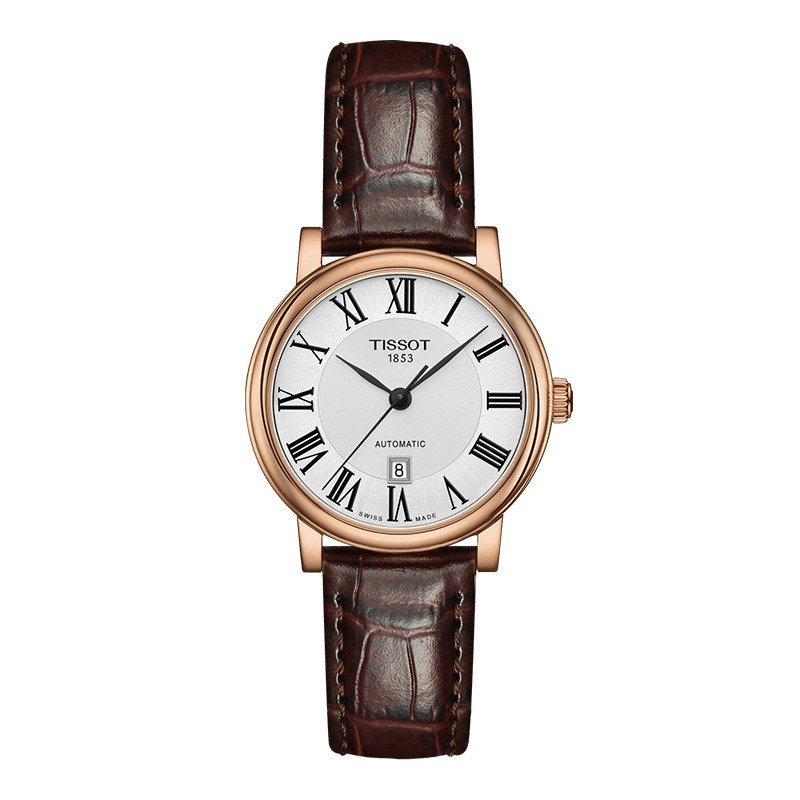 Tissot Tissot 2020 Carson Zhenwo Leather Strap Mechanical Women's Watch T122.207.36.033.00