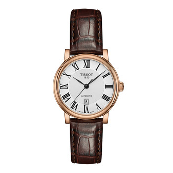 Tissot Tissot 2020 Carson Zhenwo Leather Strap Mechanical Women's Watch T122.207.36.033.00
