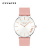 Coach Watch Women's Watch Pink Calfskin Leather Quartz Women's Watch Gift for Girlfriend