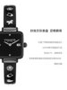 COACH Cass Series Small Sugar Cube Camellia Steel Band Women's Quartz Watch as a Gift for Your Girlfriend