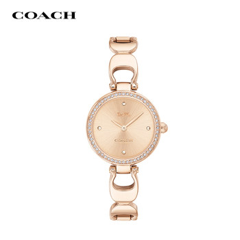 COACH Women's Watch Park Series Sunburst Pattern Bracelet Quartz Ladies' Wristwatch Qixi Festival Gift