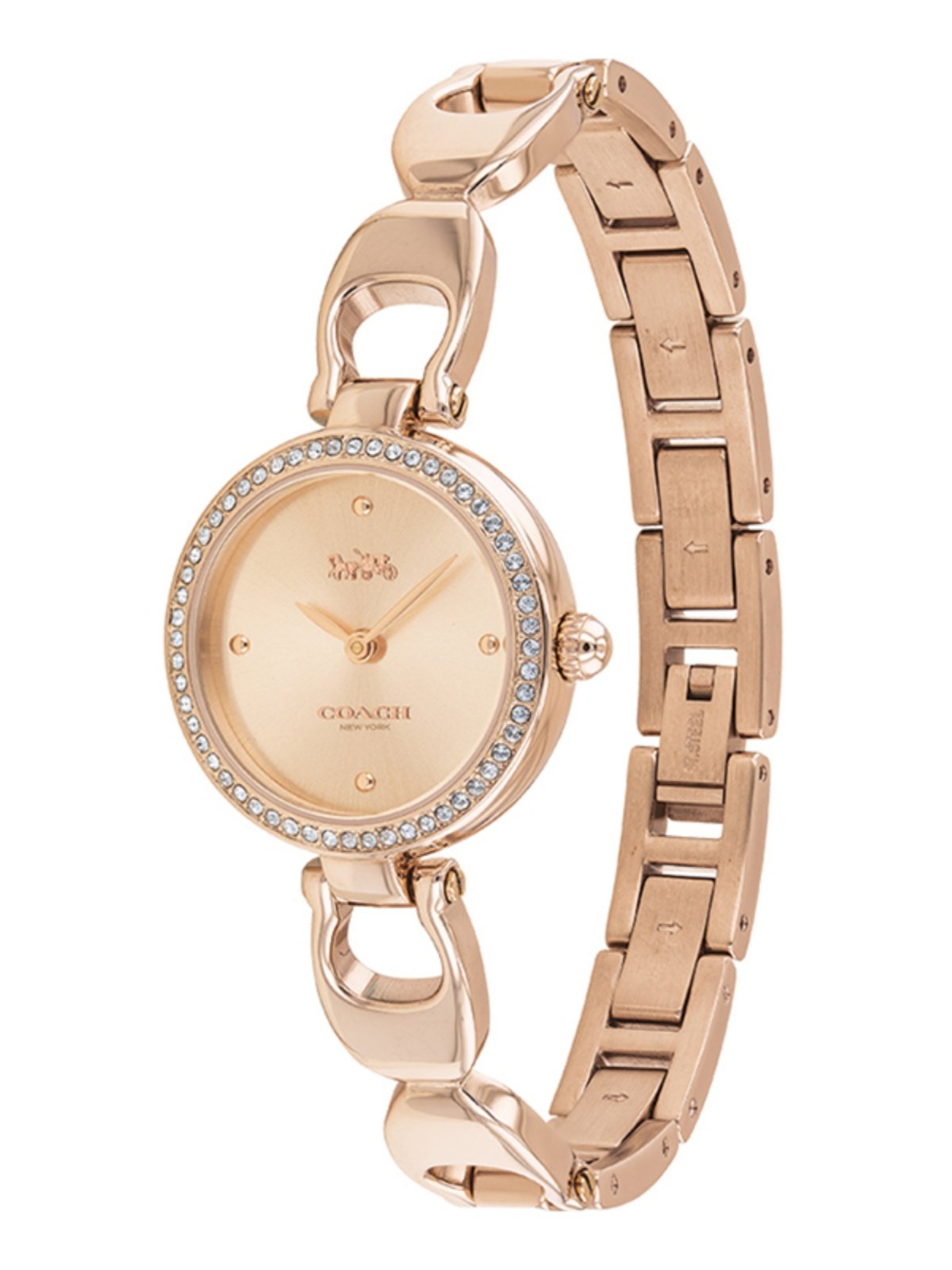 COACH Women's Watch Park Series Sunburst Pattern Bracelet Quartz Ladies' Wristwatch Qixi Festival Gift