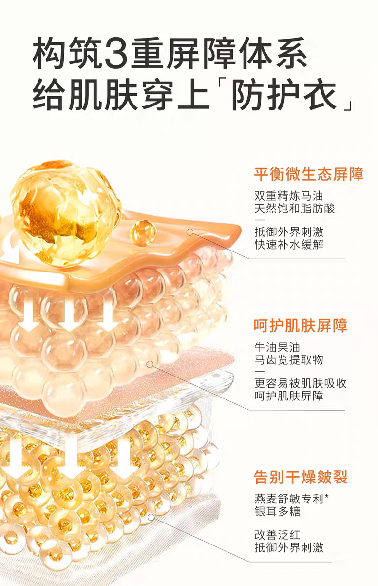 Ребенок лосьоны/кремы 亲初马油面霜婴儿宝宝润肤霜新生婴幼儿秋冬季防皴防裂儿童防冻膏