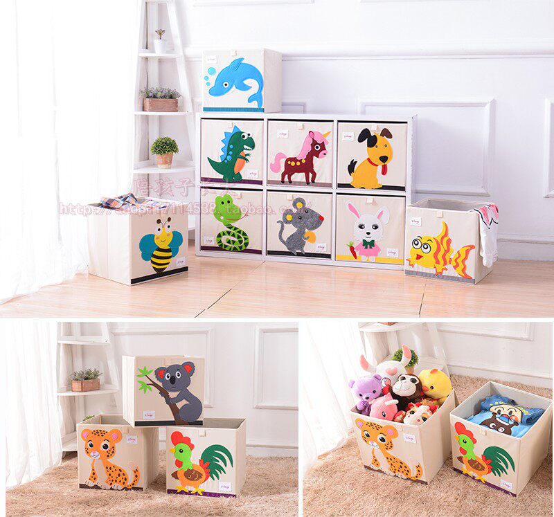 ins animal children's toy containing box containing box animal covered containing barrel canvas containing basket containing shelf