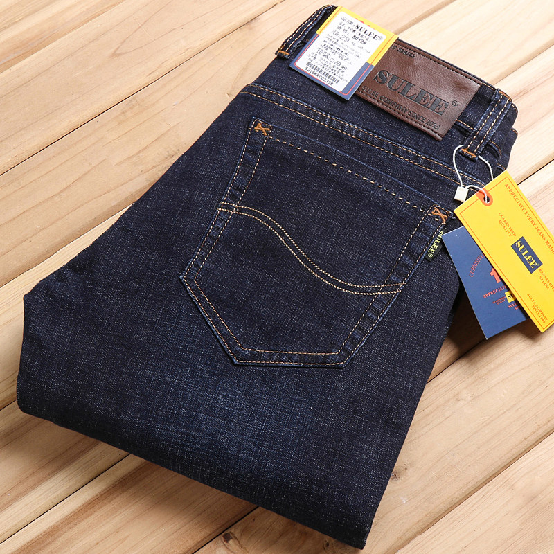 European Standing Men's Pants European Continent Foreign Trade Tail single Brand Cut Tenders Export Tailstock Jeans Men Elastic European Goods Tide