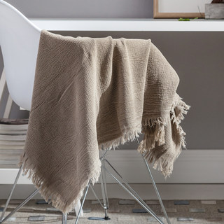 Windlose vier-jahreszeiten-decke aus reiner baumwolle, atmungsaktive sofadecke, nachttischdecke, büroschal, klimaanlagendecke, freizeitdecke