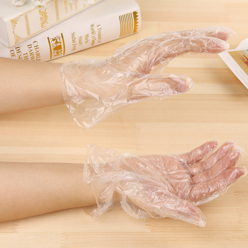 Home Disposable Gloves Thickened Bagged Home Housework Home Beauty Hair Kitchen Sanitary Catering Transparent Gloves-Taobao